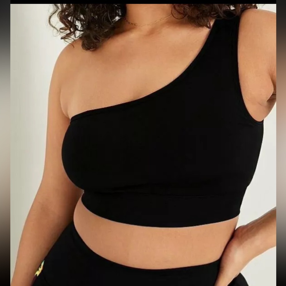 Like New- Pink Sport One Shoulder Sports Bra